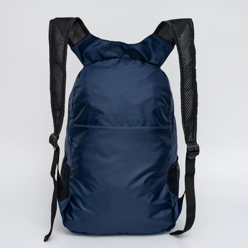 Blue fitness backbag Outdoor splashing water splashing water