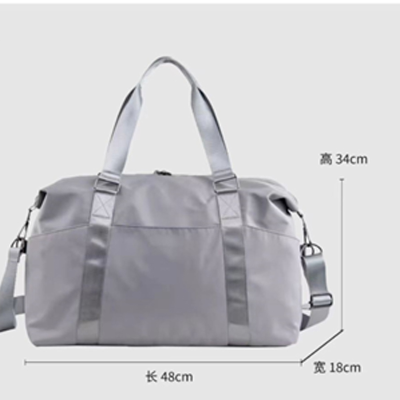 High -level sense of color, fitness bag, fitness bag shoulder bag collection bag lights, lightly traveling travel bag large capacity