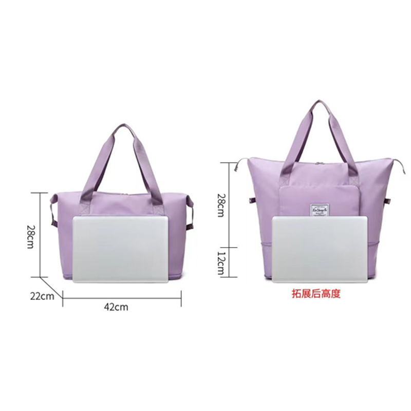 High -level sense of color, fitness bag, fitness bag shoulder bag collection bag lights, lightly traveling travel bag large capacity
