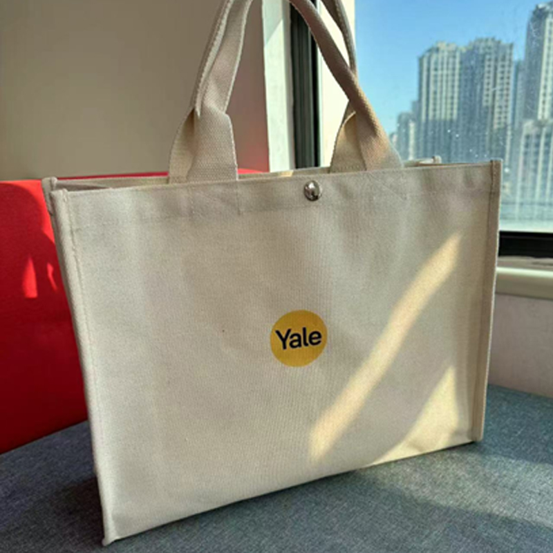 White canvas bag